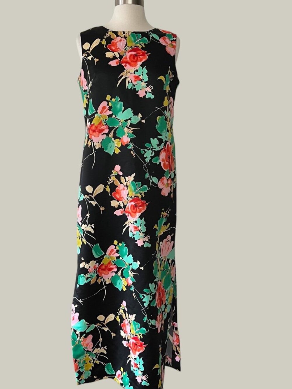 Vintage 70s Hawaiian Maxi Dress